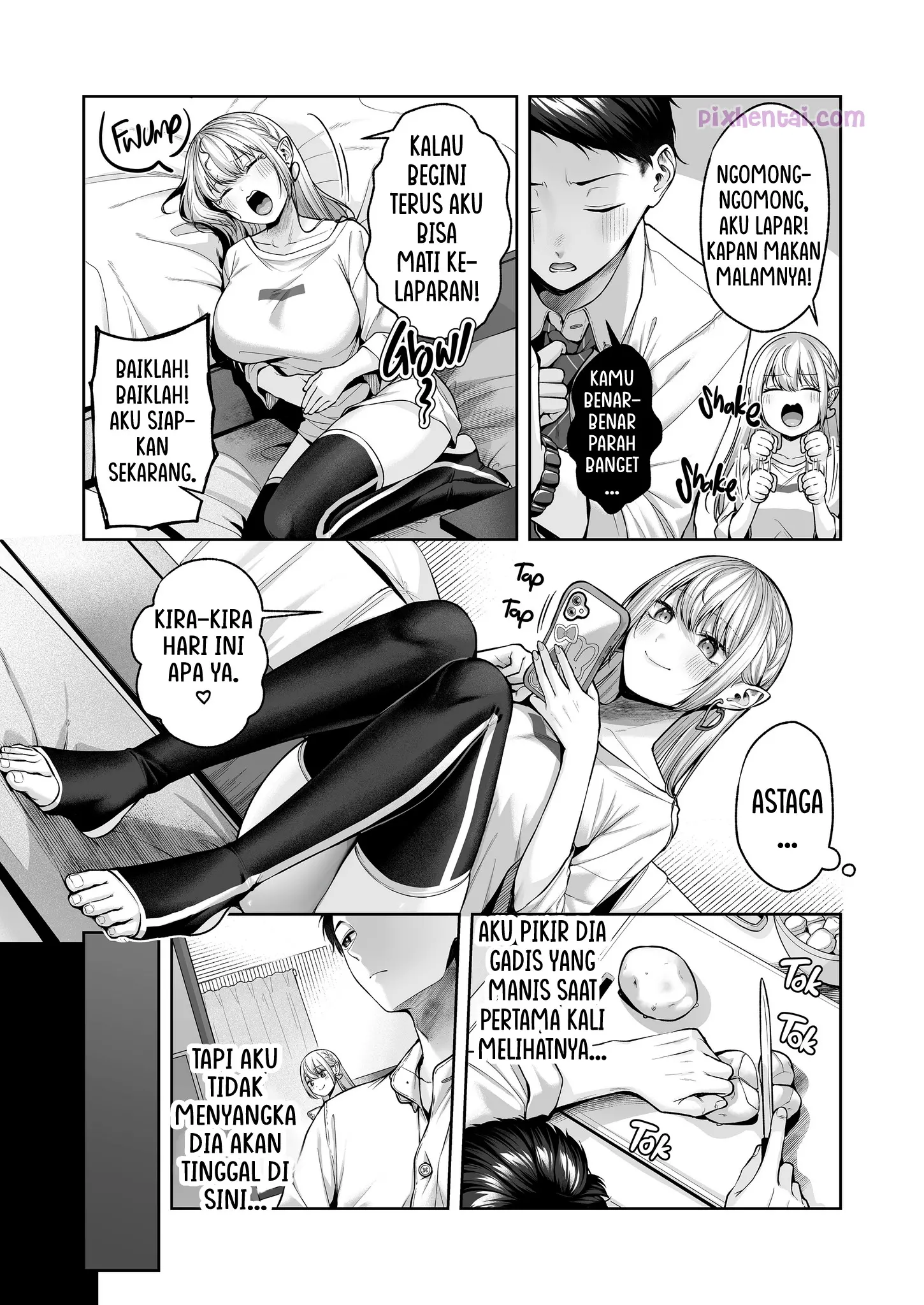 Komik hentai xxx manga sex bokep Hirotta Kinpatsu Gal ni Furimawasareru Kurashi mo, Angai Warukunai no Kamoshirenai 6